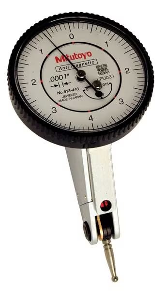 Dial Test Indicator, Hori, 0 to 0.016 In, Mitutoyo, Mfr#: 513-443-10A