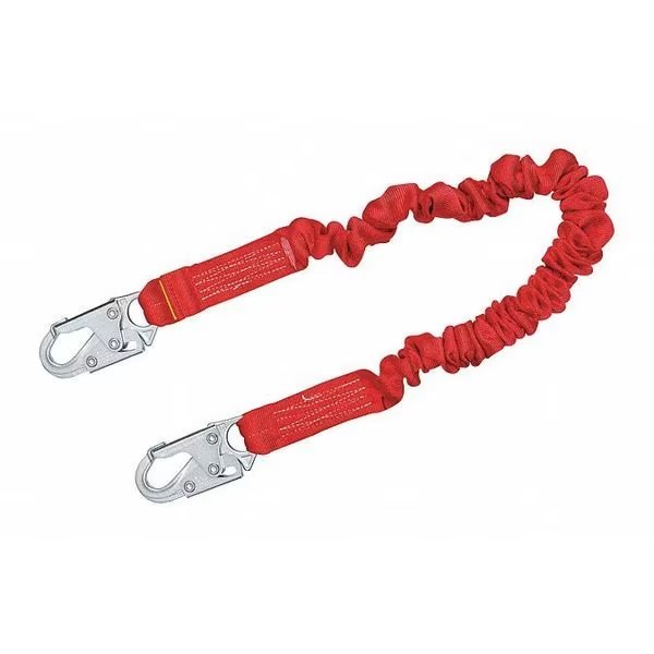 Shock Absorbing Lanyard, 6 ft., Red, 3M Protecta, Mfr#: 1340101