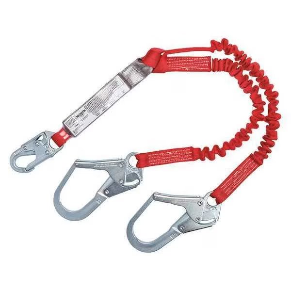 Shock Absorbing Lanyard, 6 ft., Red, 3M Protecta, Mfr#: 1342125