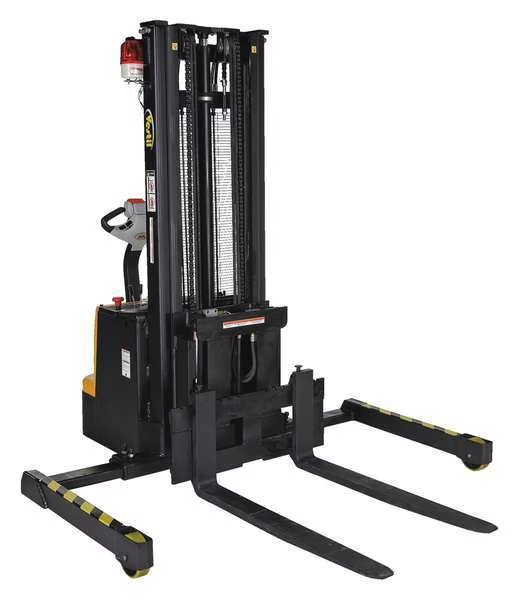 Adjustable Fork Stacker, Load Cap. 1500 lb., Vestil, Mfr#: S-118-AA-FR