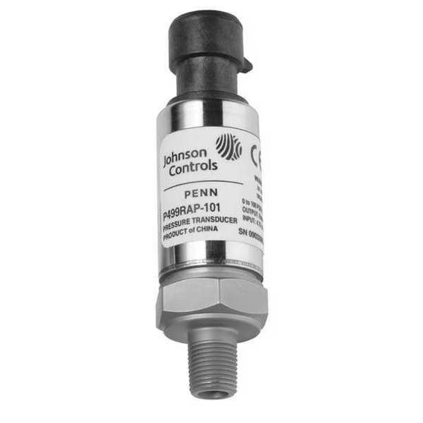 Pressure Transducer, 0 to 500 PSI, Johnson Controls, Mfr#: P499RAP-105K