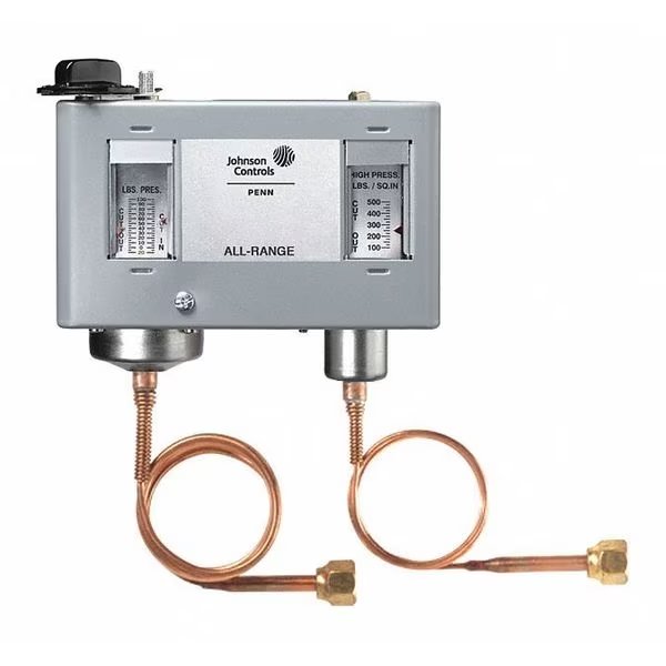 Dual Pressure Control, SPST, Johnson Controls, Mfr#: P70MA-18C