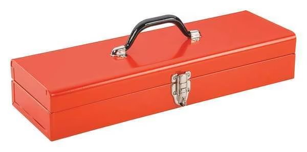 Socket Set Box, Steel, Red, 19 in W x 7-3/4 in D x 1-5/8 in H, Proto, Mfr#: J5496R