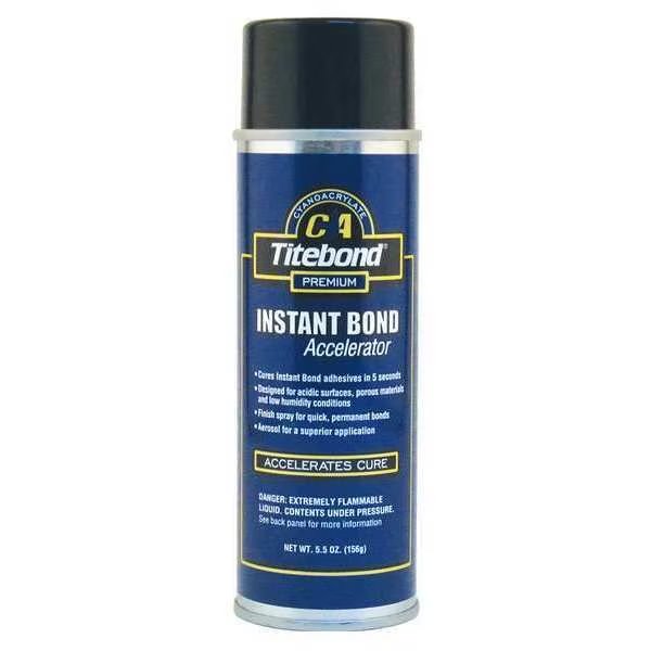 Floor Adhesive, Instant Bond Series, Black, 5.5 oz, Aerosol Can, Titebond, Mfr#: 6319
