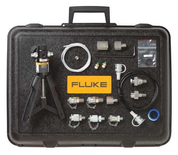 Pneumatic Test Pump, -12.7 psi to 600 psi, Fluke, Mfr#: FLK-700PTPK2