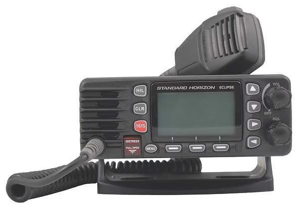 Two-Way Radio, Black, 5-26/51inLx5-3/20inW, Standard Horizon, Mfr#: GX1400