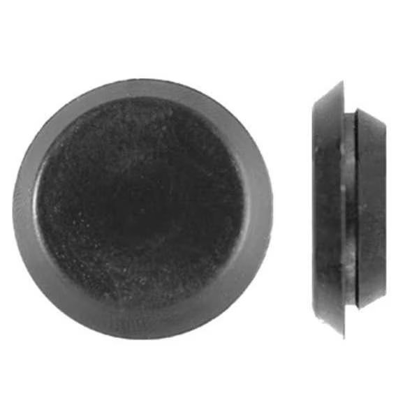 Button Spoke Screw Plug, 3/4 in Dia, Black, Plastic 100 PK, EnjoyTool Select, Mfr#: 1379PK