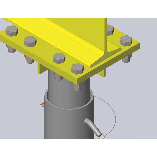 Portable Gantry Crane, 8000 lb., 18 ft. 6