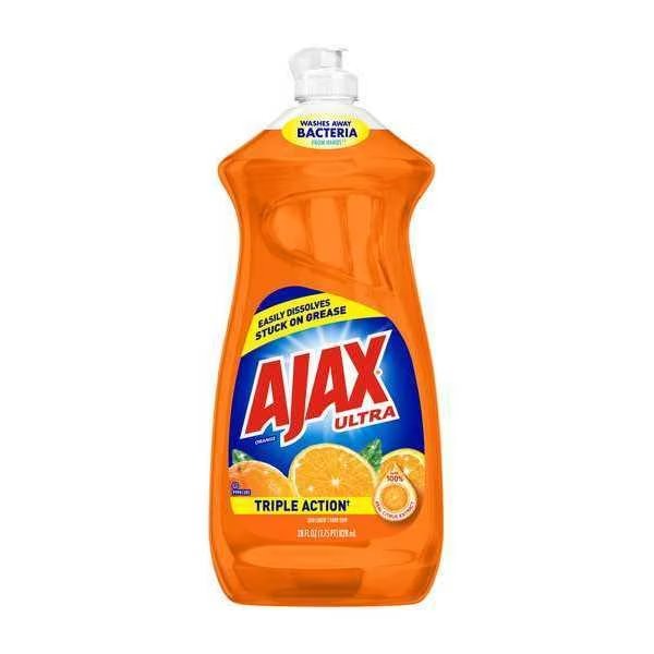 Dishwashing Detergent, 28 oz., Orange, PK9, Ajax, Mfr#: 144678