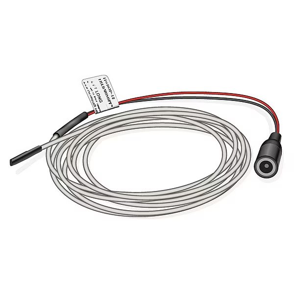 Heating Cables, 12VDC, 1 ft. Length, 0.25 A Automatically Adjust Heat Output, Cable with Connector, Fiberthermics, Mfr#: IT0103P-12