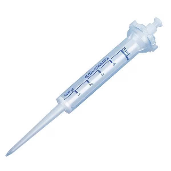 Dispenser Syringe Tip, Clear, 500uL, PK100, Globe Scientific, Mfr#: 3927