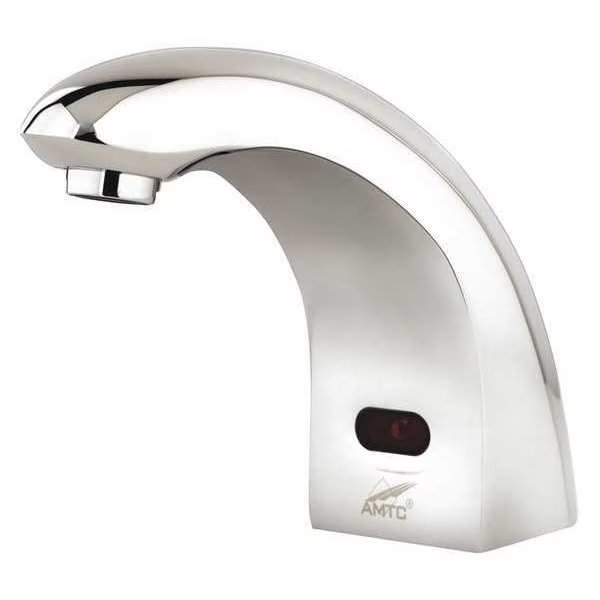 Sensor Single Hole Mount, 1 Hole Mid Arc Bathroom Faucet, Amtc Valve, Mfr#: AEF-300