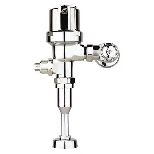 0.125 gpf, Urinal Automatic Flush Valve, Chrome, 3/4 in IPS, Amtc Valve, Mfr#: AEF-801-CU-18