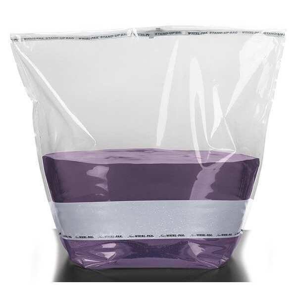 Sampling Bag, Self-Standing, 138 oz., PK100, Whirl-Pak, Mfr#: B01542