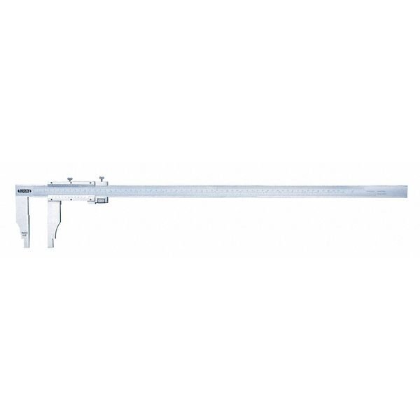 Vernier Caliper, SS, 0 to 24"Range, 4"Jaw D, Insize, Mfr#: 1211-24