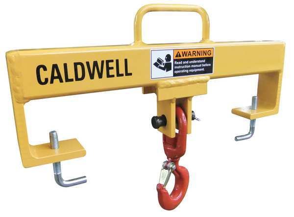 Forklift Beam, Swivel Hook, Cap 4000 lb., Caldwell, Mfr#: 10S-2-20