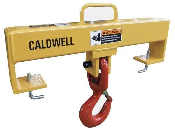Forklift Beam, Swivel Hook, Cap 10,000 lb, Caldwell, Mfr#: 10S-5-24