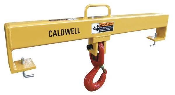 Forklift Beam, Swivel Hook, Cap 10,000 lb, Caldwell, Mfr#: 10S-5-36