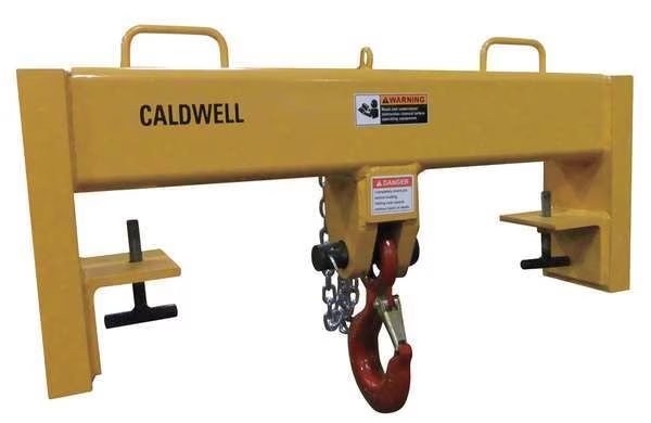 Forklift Beam, Fixed Hook, Cap 30,000 lb, Caldwell, Mfr#: 10F-15-36
