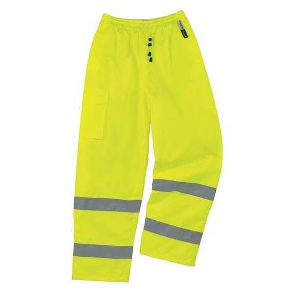 2XL Class E Thermal Pants, Lime, Glowear By Ergodyne, Mfr#: 8925