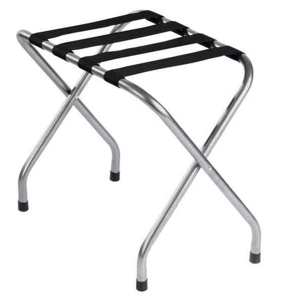 Luggage Rack, Steel, 20 In H, Holds 300 lb, Hospitality 1 Source, Mfr#: LRSTD01