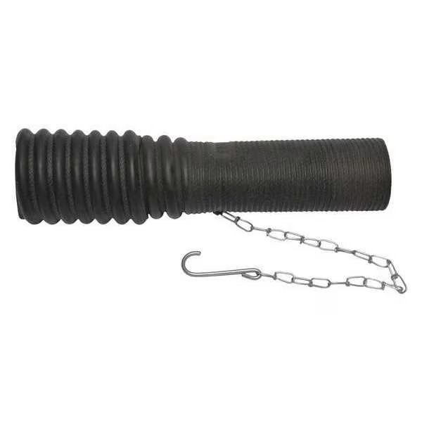 Oval Tail Pipe Adapter, Rubber, 3in, Continental, Mfr#: 20037729