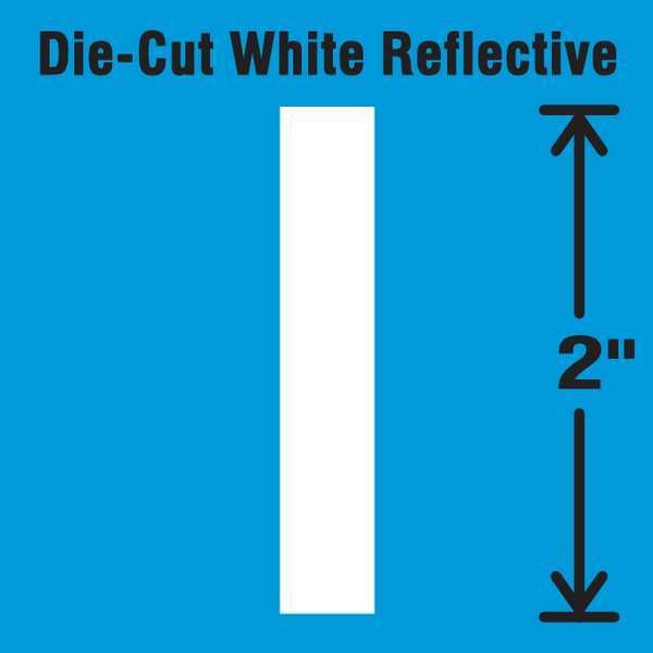 Die-Cut Refl. Letter Label, I, 2In H, PK5, Stranco, Mfr#: DWR-2-I-5