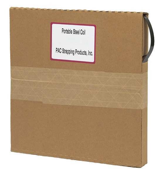 Steel Strapping, 20 mil, 300 ft. L, Pac Strapping Products, Mfr#: 1/2X.020 CP-PAC