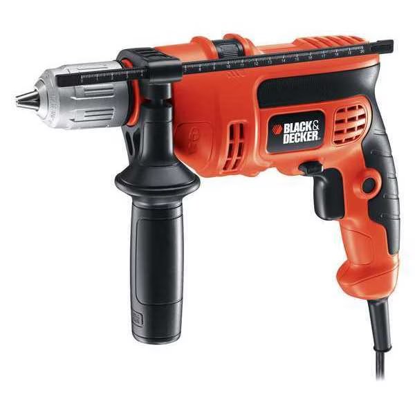 6 Amp 1/2 inch Hammer Drill, Black & Decker, Mfr#: DR670