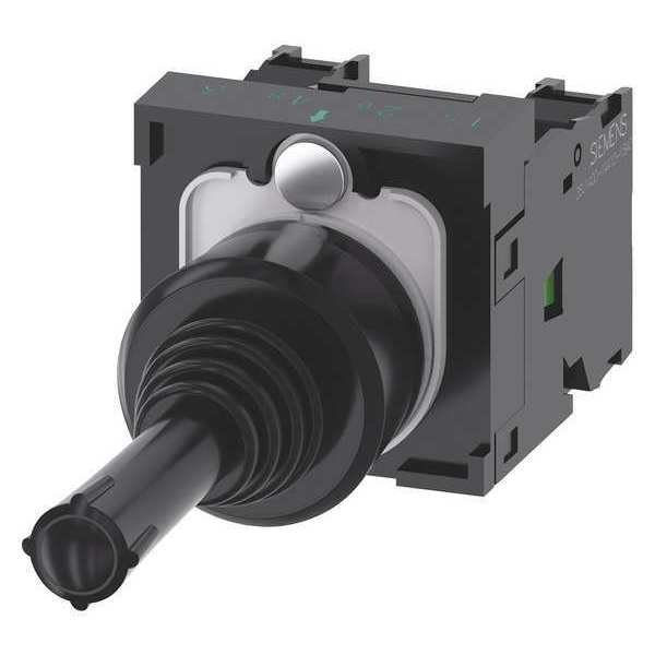 Joystick Operator, 2 Directions, 22mm, Siemens, Mfr#: 3SU1100-7AC10-1NA0
