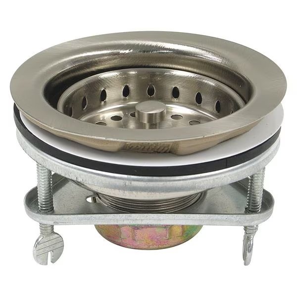 Strainer, Satin Brushed Nickel, 4-1/2
