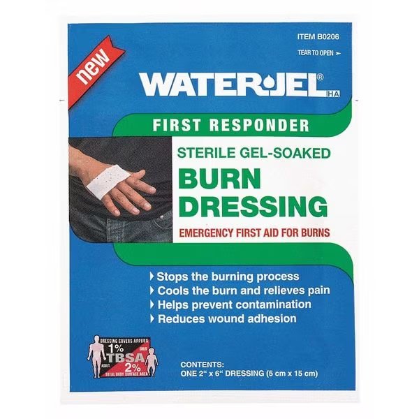 Burn Dressing, Sterile, Blue, 2