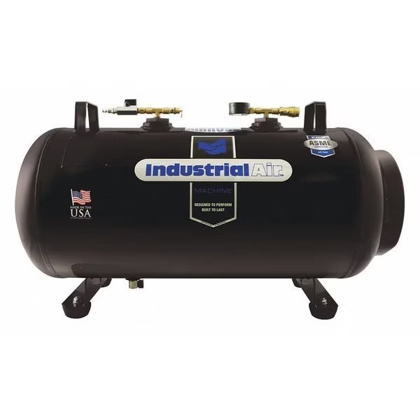 Air Tank, Portable, 20 gal, Working 150 PSI, Industrial Air, Mfr#: IT20ASME
