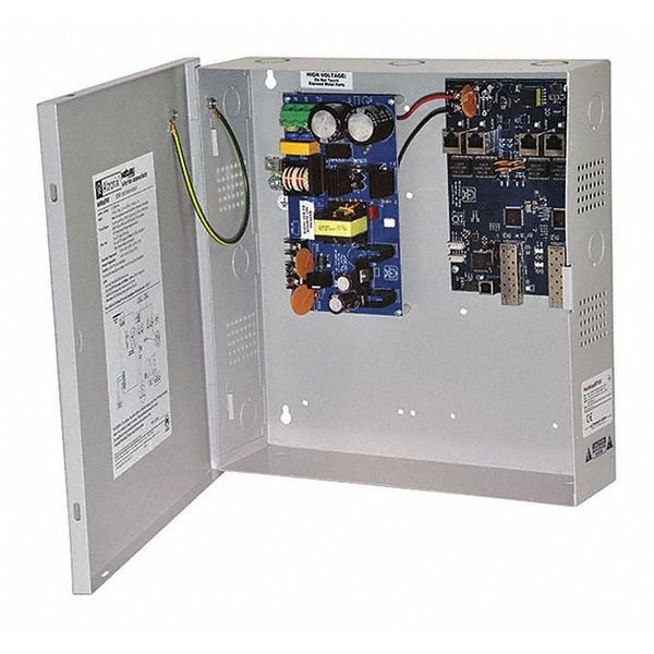 PoE Switch, Camera Inputs 4, Load 120W, Altronix, Mfr#: NetWaySP4X