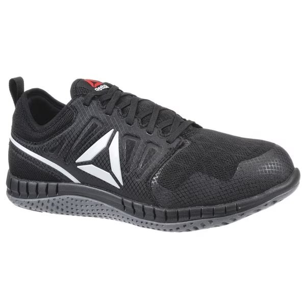 Work Shoes, 11-1/2 Size, Gry, Steel, Mens, PR, Reebok, Mfr#: RB4251