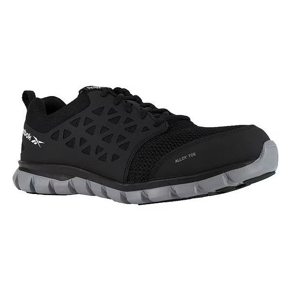 Work Shoes, 11, EEEE, Black, Alloy, Mens, PR, Reebok, Mfr#: RB4041