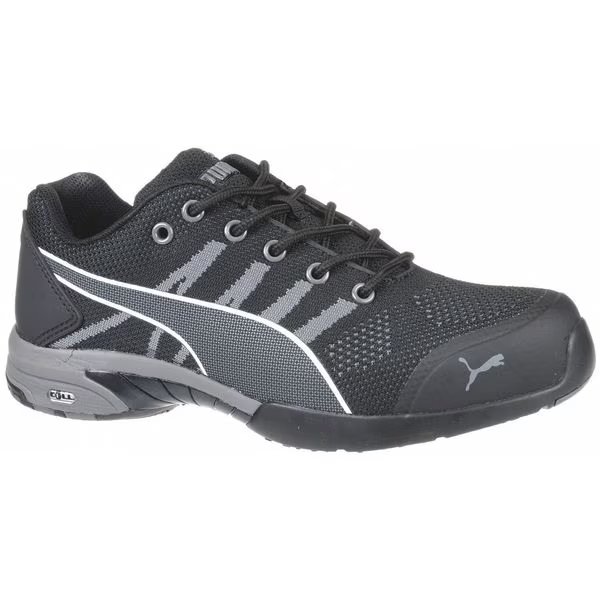 Work Shoes, 6, C, Black, Steel, Womens, PR, Puma Safety Shoes, Mfr#: 642925-6 C
