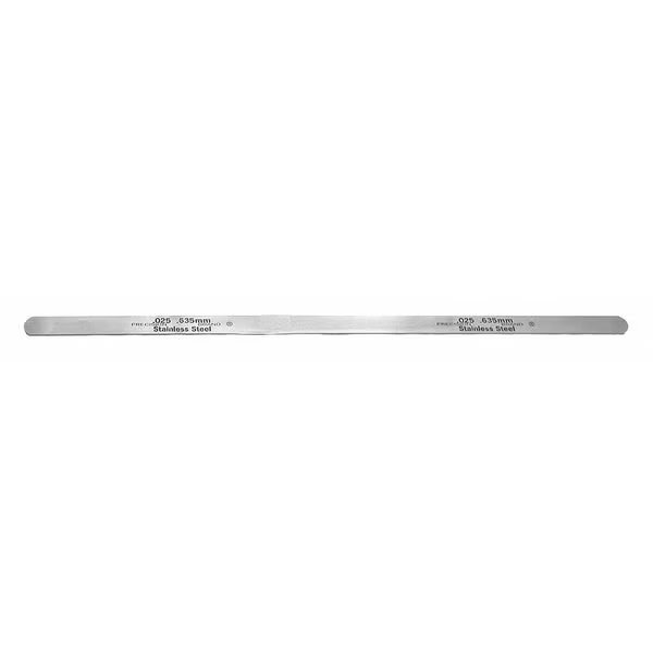 Feeler Gauge, SS, 0.003in, PK12, Precision Brand, Mfr#: 77210
