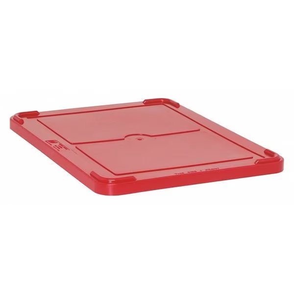 Red Lid for Divider Grid Box, 22-1/2 in L, 17-1/2 in W, Quantum Storage Systems, Mfr#: COV93000RD