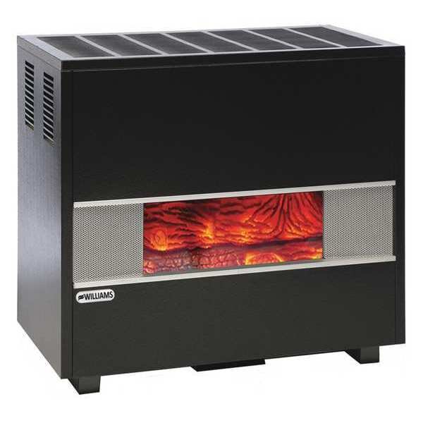 Fireplace-Look Room Heater, NG, 50k BTU, Williams Comfort Products, Mfr#: 5002922A