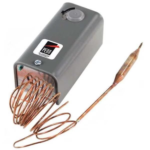 Temp Contrl, -30-100 DegF, 6ft Open LoSPST, Johnson Controls, Mfr#: A19AAA-49