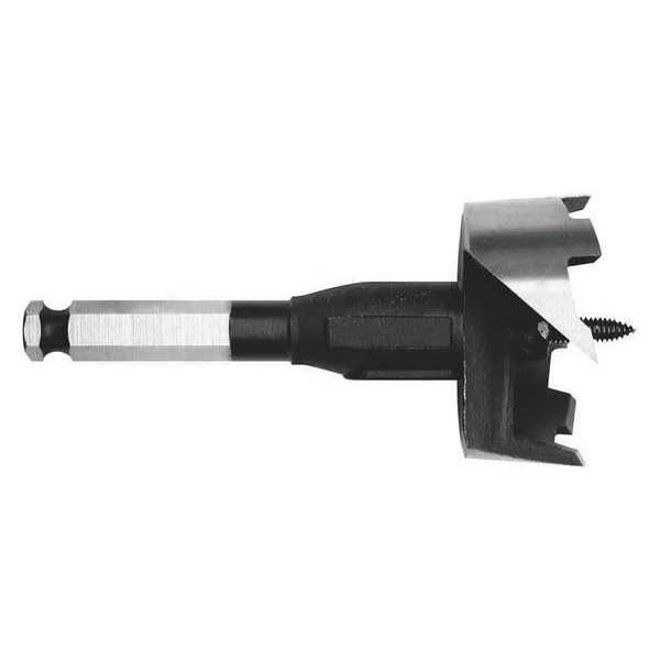 Self Feed Wood Drill Bit, 1-3/4 in., Century Drill & Tool, Mfr#: 38328
