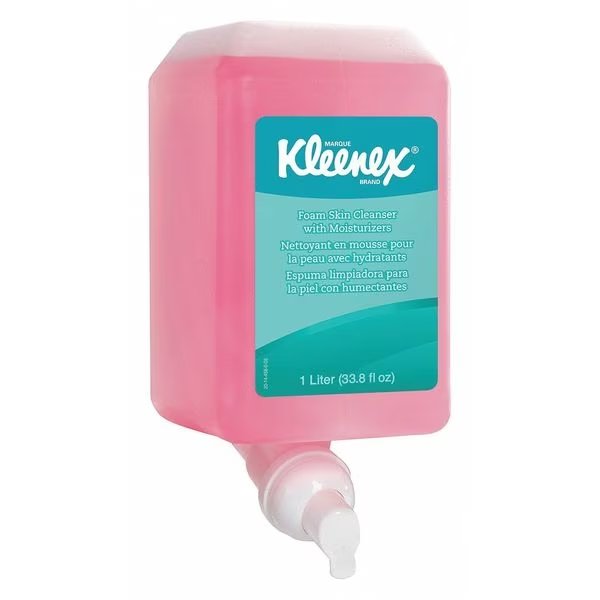 Foam Hand Soap, 1.0 L Hand Soap Refills for compatible Scott Essential Manual Dispensers (6 Bottles), Kimberly-Clark Professional, Mfr#: 91552