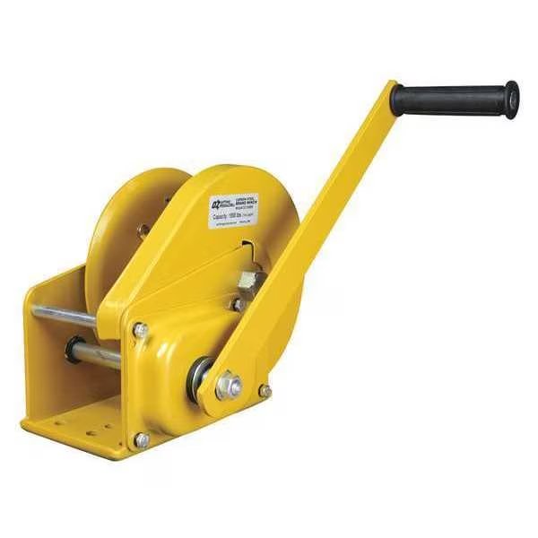 Hand Winch, 1500 lb., Carbon Steel, Oz Lifting Products, Mfr#: OZ1500BW