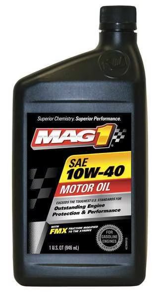 Motor Oil, 10W-40, 1 Qt., Mag 1, Mfr#: MAG61650