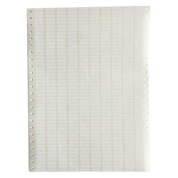 0.65 x 0.2 White Dot Matrix Labels, Brady, Mfr#: DAT-90-619-10
