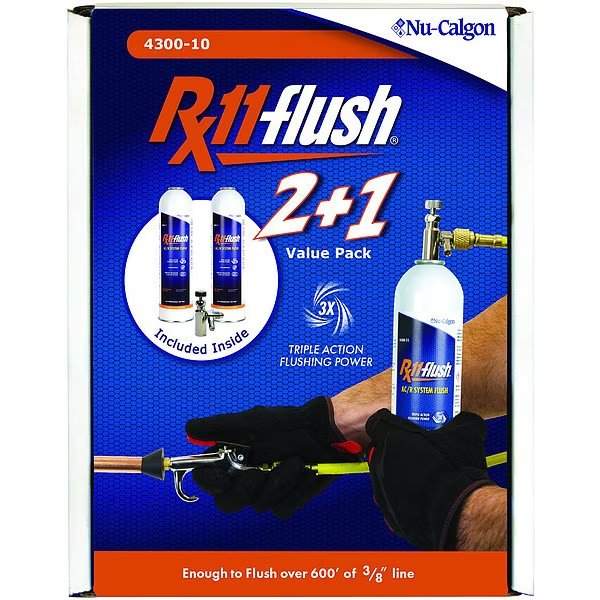 Refrigeration System Flush Kit, (2) 2 lb., Nu-Calgon, Mfr#: 4300-10