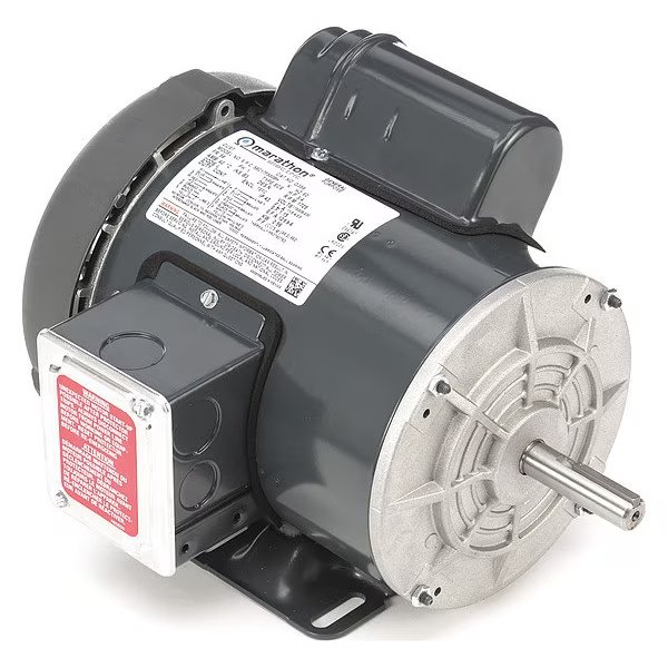 Motor, 3/4 HP, 1725 RPM, 115/208-230V, Marathon Motors, Mfr#: 056C17F5308