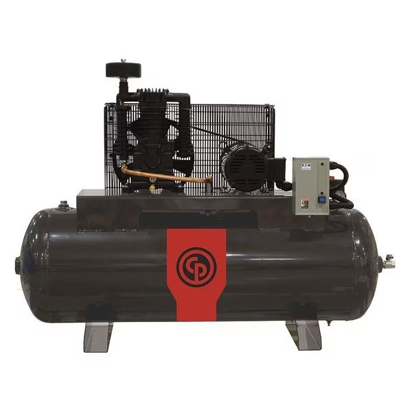 Piston Compressor, 7.5 HP, 80 gal., 460V, Chicago Pneumatic, Mfr#: RCP-7583H4