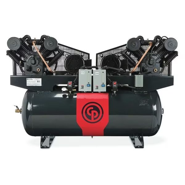 Piston Compressor, 20 HP, 120 gal., 460V, Chicago Pneumatic, Mfr#: RCP-C20123D4